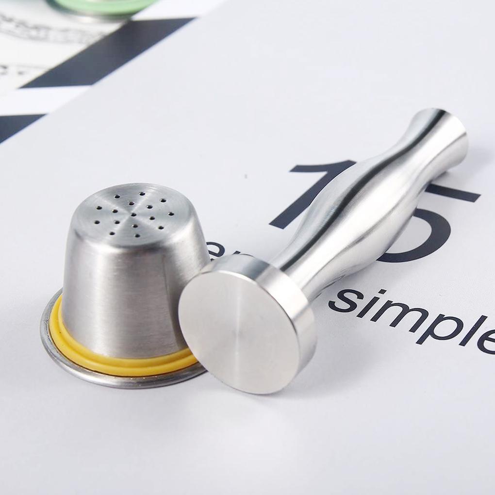 Bubuk Stainless Steel Palu Distro Kopi Tamper Adjustable Halus Alat Kalibrasi Minum Untuk Kantor Rumah Tangga