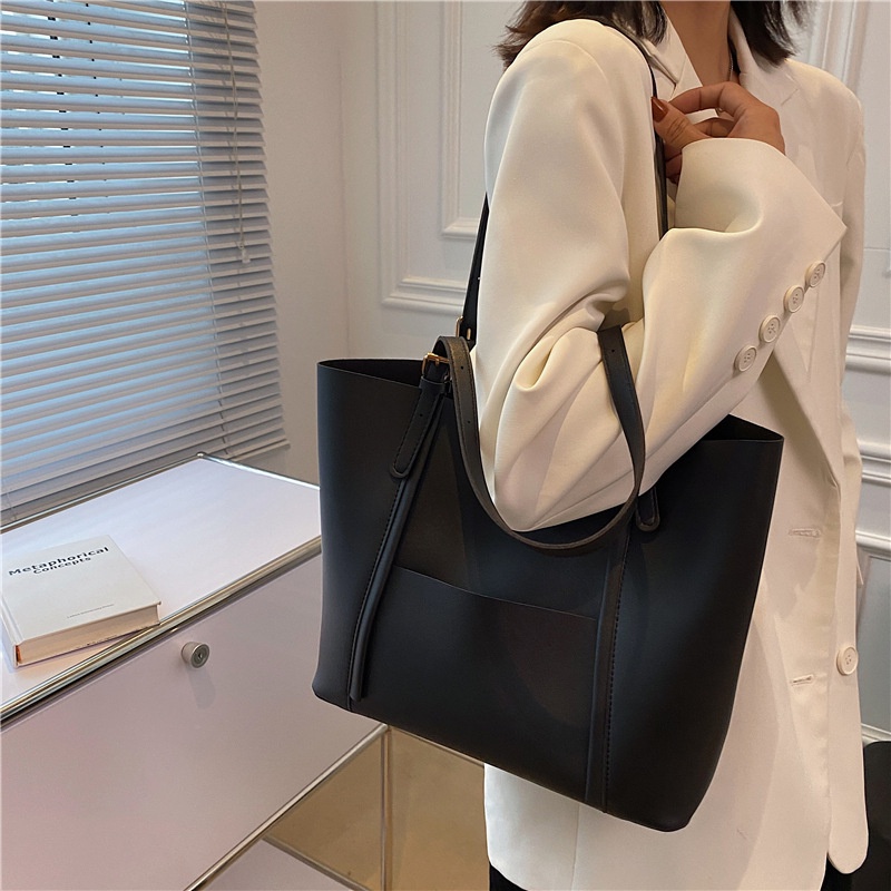 8275 Tas tote bag wanita import bahan PU leather berkualitas harga grosir bisa cod