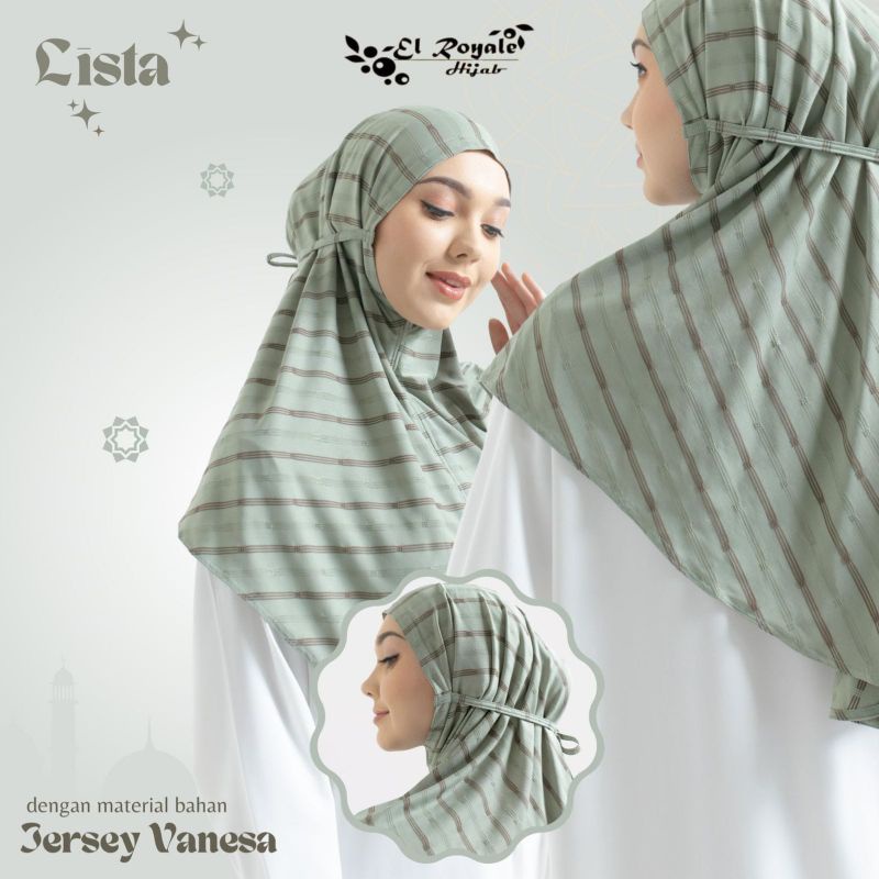 Hijab/Bergo instan LISTA ori EL ROYALE