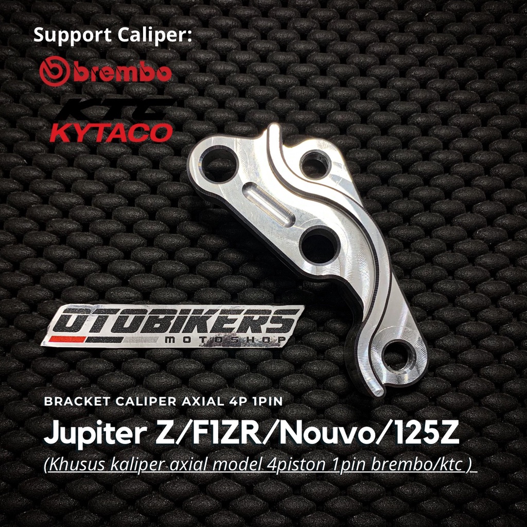 BREKET KALIPER 4P 4 P PISTON AXIAL DISC 260 267 300 MM JUPITER Z FIZR NOUVO YAMAHA 125Z TIARA SHOCK 
