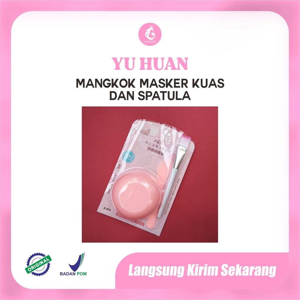 Yu han mangkok MAsker + spatula+kuas