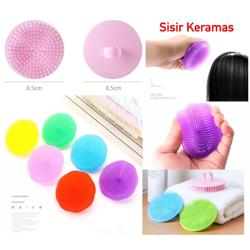 Sisir Keramas Bulat / Sisir Keramas Ketombe / Sisir Rambut / Sisir F881