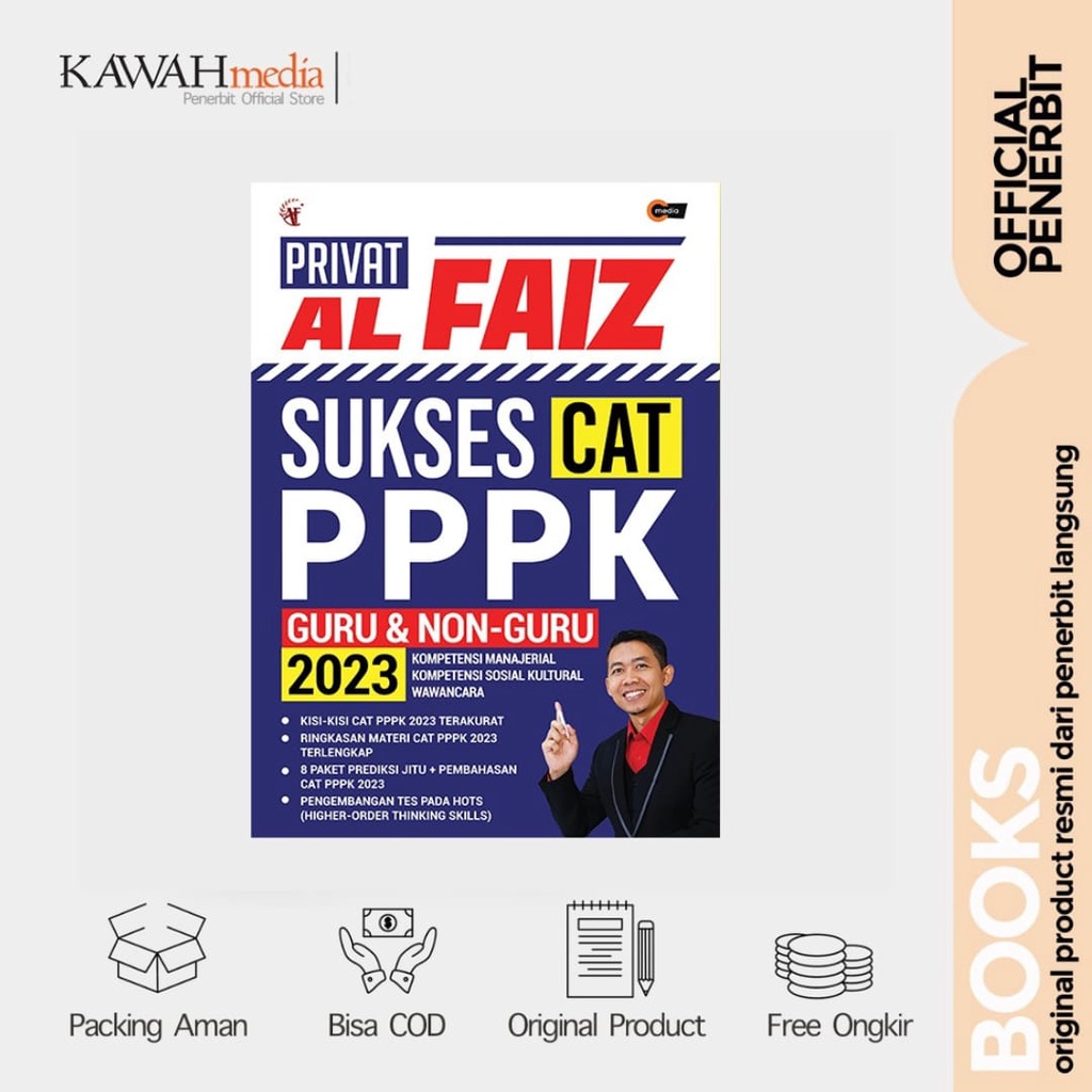 Buku Referensi Privat Al Faiz Sukses CAT PPPK 2023 Guru & Non Guru Cmedia Al Faiz KawahMedia