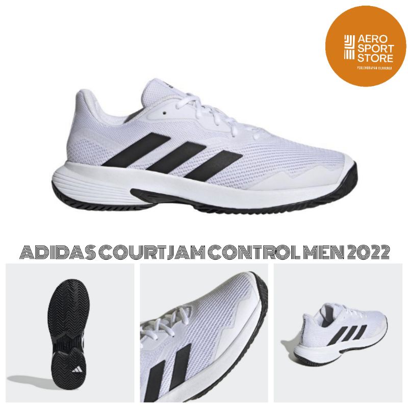 [ SEPATU TENIS LAPANGAN ADIDAS COURTJAM CONTROL MEN 2022 ORIGINAL ]