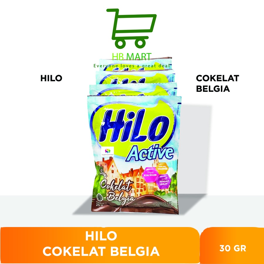 

Hilo Belgian Chocolate Milk Isi 10 Pcs | Hi Lo Cokelat Sachet