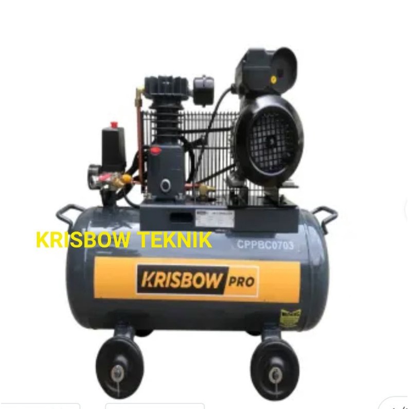 kompressor krisbow kompresor 3/4 hp 8 bar 1p 30L