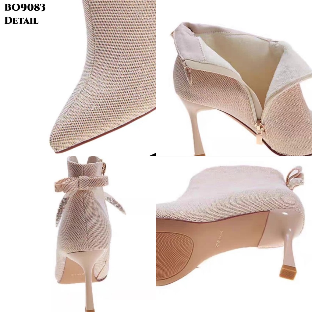 WYN SEPATU BOOTS HEELS KOREA BO9083