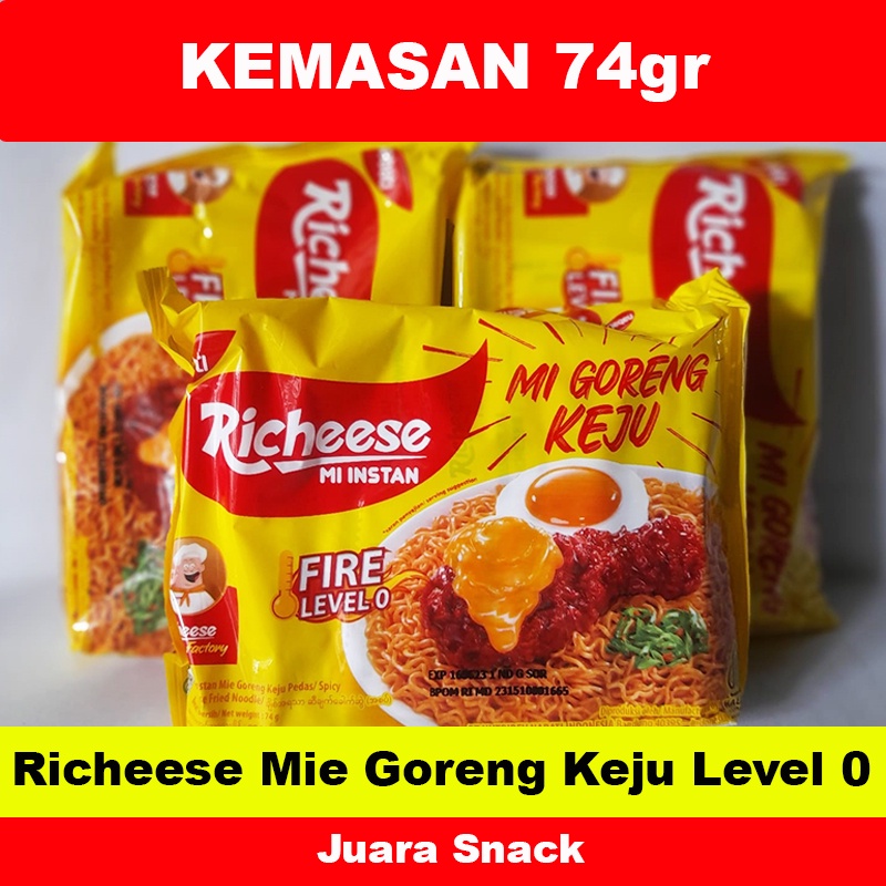 Jual Richeese Mie Goreng Keju Level 0 | Shopee Indonesia
