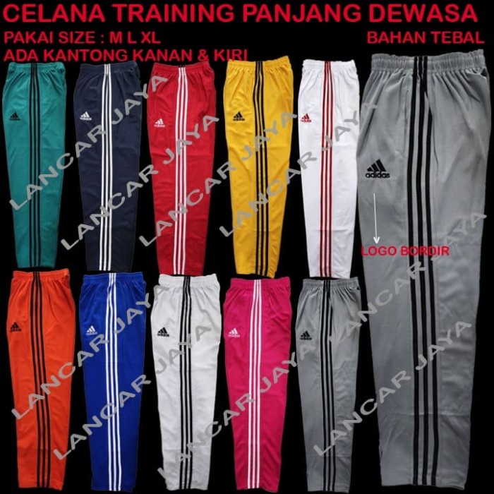 CELANA TRAINING PANJANG ADIDAS / CELANA TRAINING PANJANG ADIDAS ONGKIR NOL