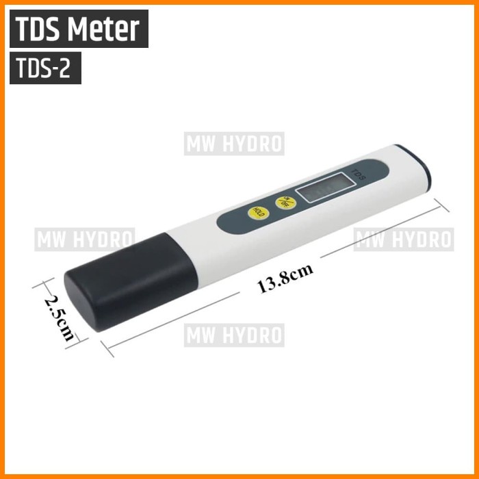 TDS-2 Hidroponik Air Minum Water Treatment Meter