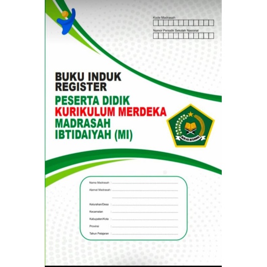 

BUKU INDUK SISWA MI KURMER
