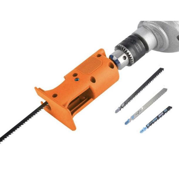 IKURA JAD201 Adaptor JIGSAW ke Mesin Bor Gergaji Kayu reciprocating