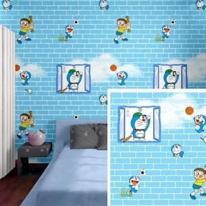 Wallpaper Dinding Kamar Tidur Motif Anak-Anak 10m x 45cm