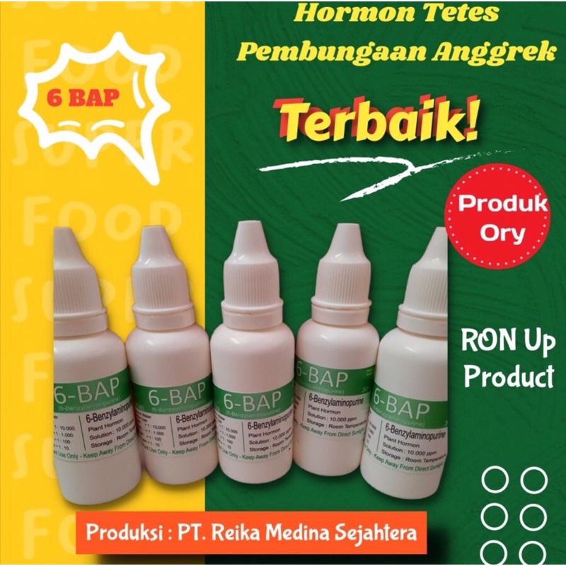 Hormon Tanaman 6 BAP Benzylaminopurine Perangsang Bunga Anggrek, dan Penumbuh Tunas