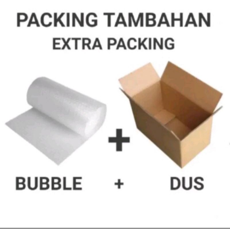 

PACKING TAMBAHAN PLUS BUBLE WRAP