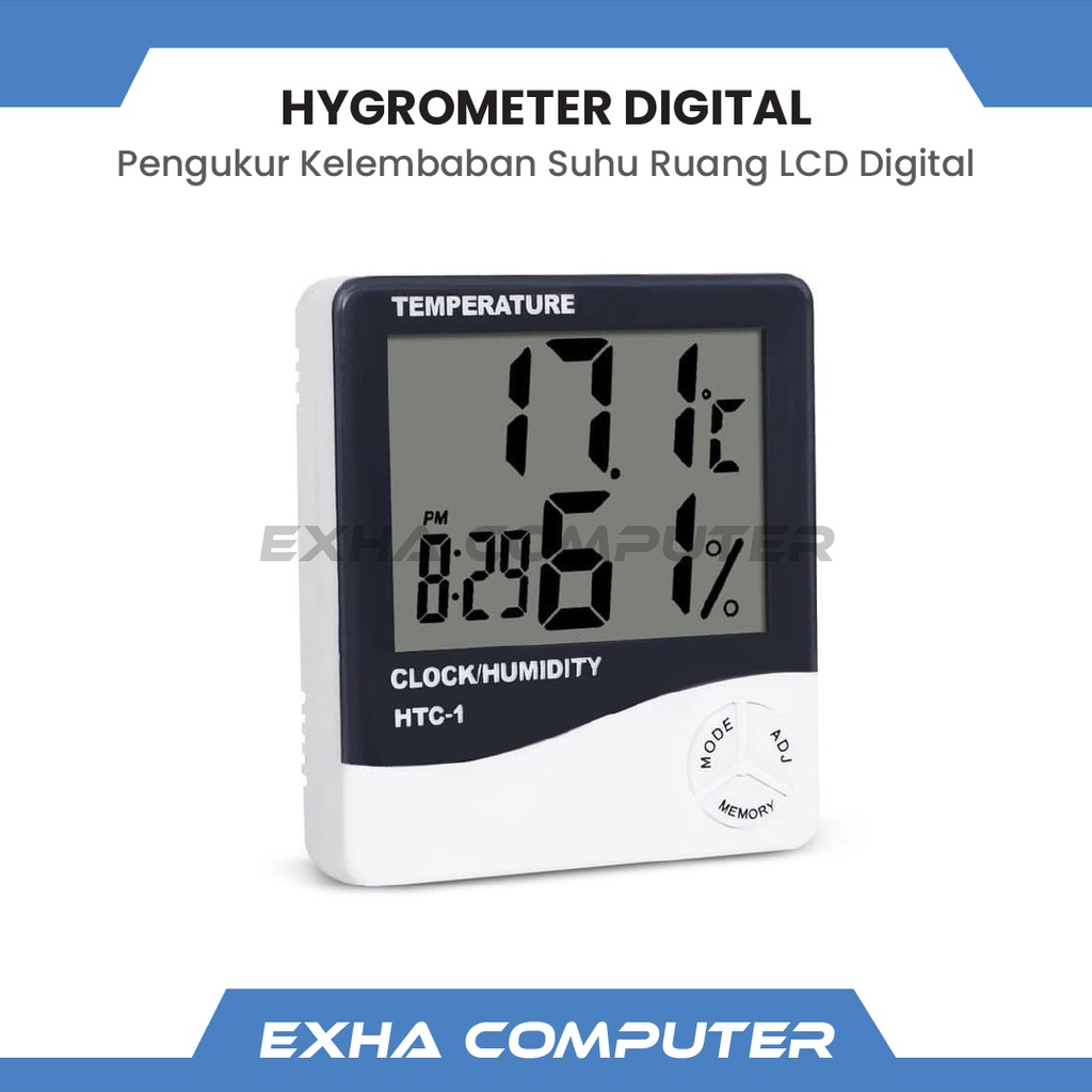 HYGROMETER DIGITAL PENGUKUR KELEMBABAN RUANGAN