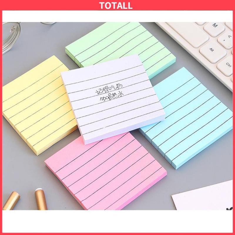 COD Simplicity sticky note horizontal sticker notepad post maker stiker massage pesan book note-Totall