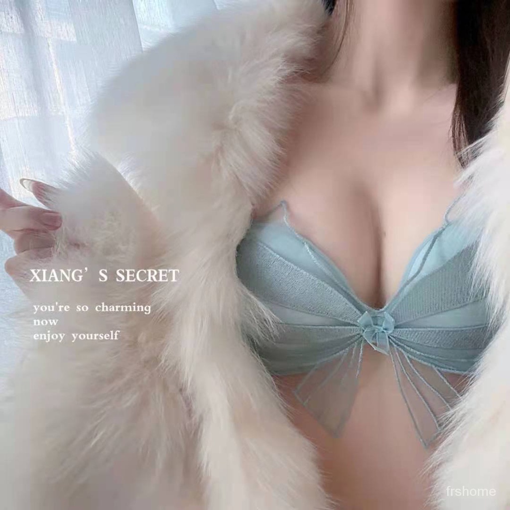 Lingerie wanita dilepas strapless tak terlihat anti-slip seksi seksi pertemuan dada kecil menunjukka