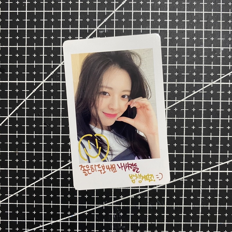 OFFICIAL photocard yuna itzy nbd no bad days september polaroid