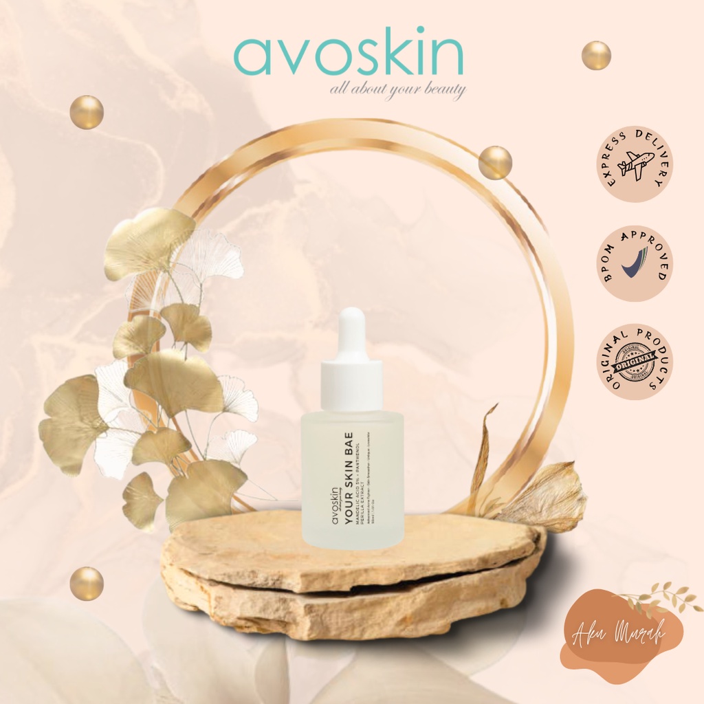 ✨ AKU MURAH ✨ Avoskin Your Skin Bae Serum Mandelic Acid 5% + Panthenol + Perilla Extract 30 ML