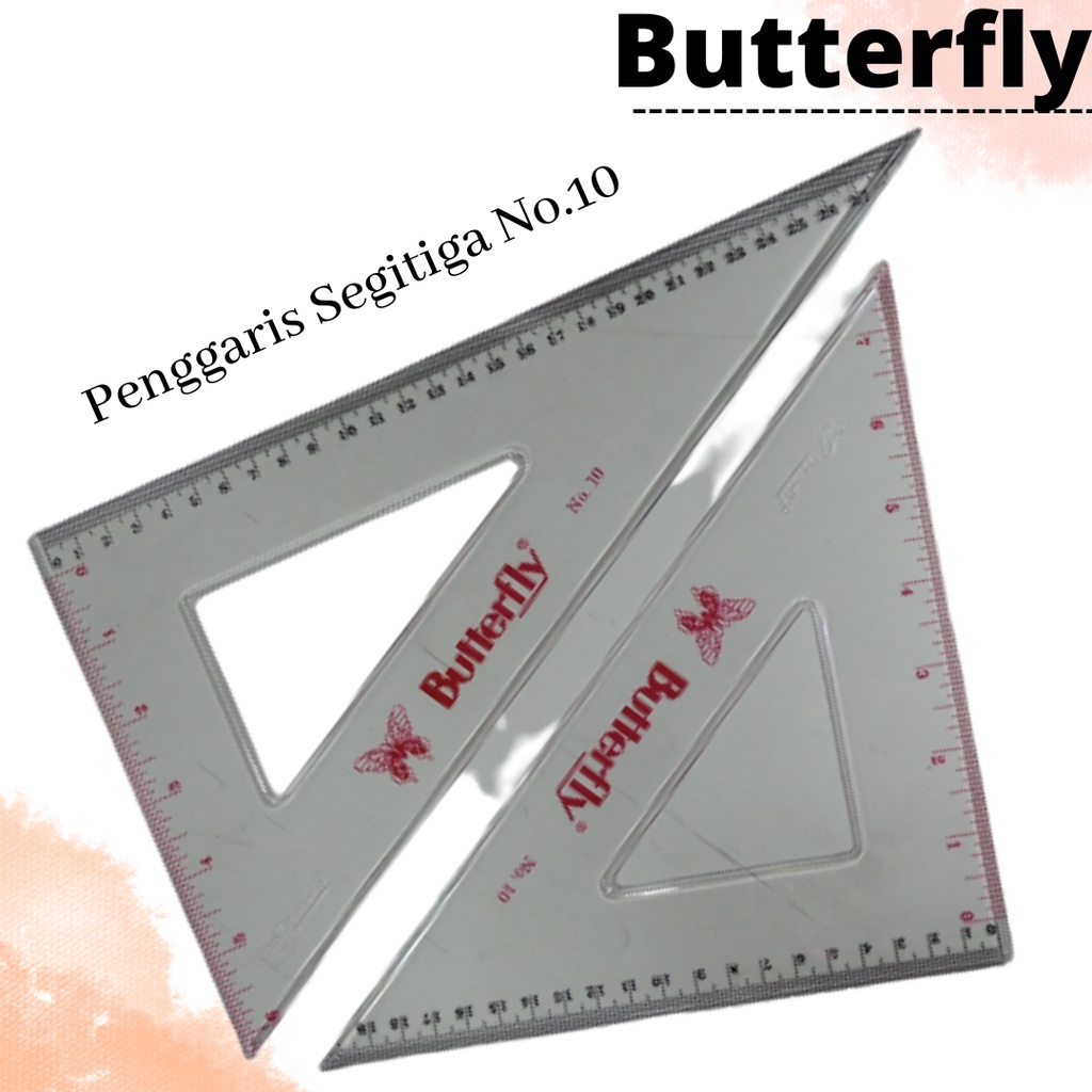 

Penggaris Set No. 10 BUTTERFLY