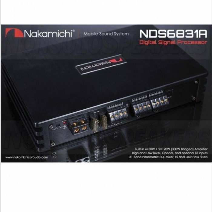 Processor Nakamichi NDS 6831 A 6ch DSP amplifier