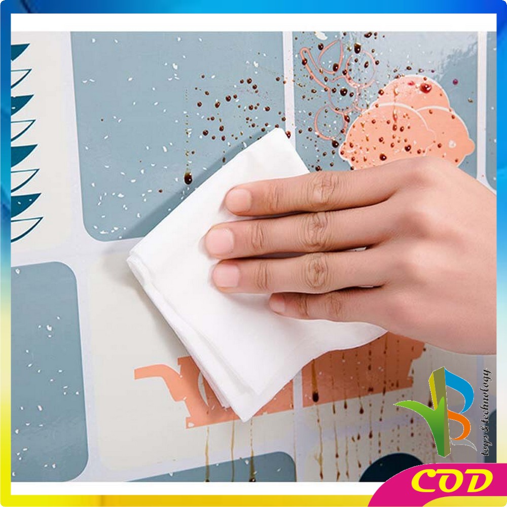 RB-C118 Wall Stiker Dinding Dapur Anti Minyak / Api Wallpaper Sticker Alumunium Foil Dekorasi Dapur