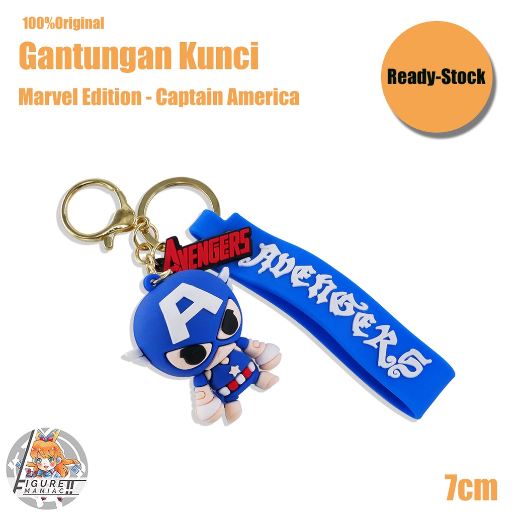 Gantungan Kunci - Superhero 3D Edition 7 cm Premium Import