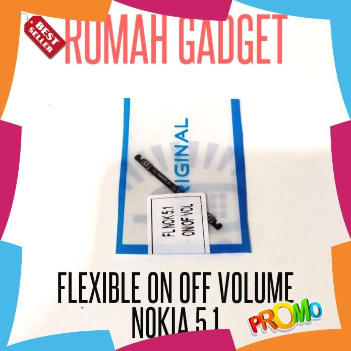 Acc Hp Flexible On Off Volume Nokia 5.1 Tombol On Off Volume Nokia 5.1