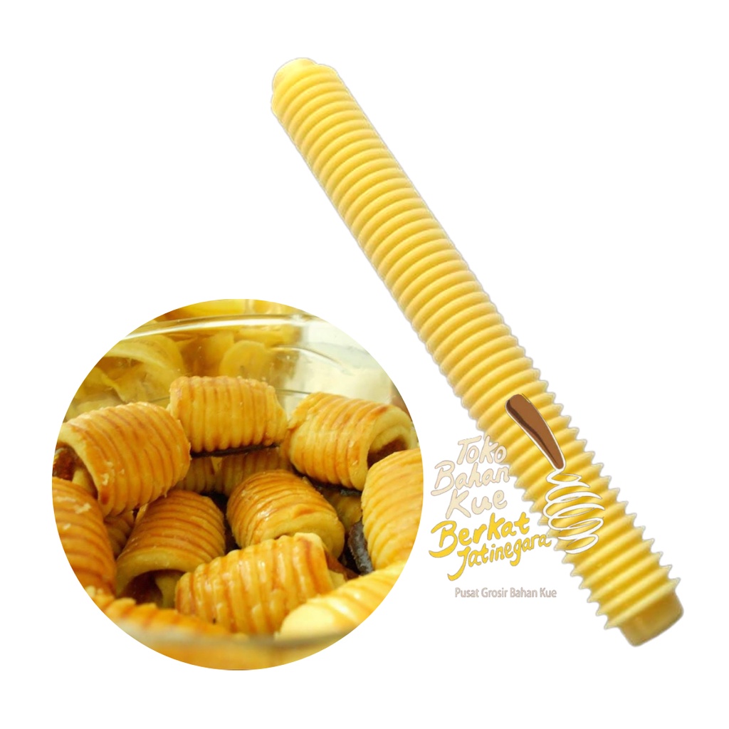 ROLLING PIN BATANG ACUAN / CETAKAN KUE / NASTAR GULUNG KUE KERING