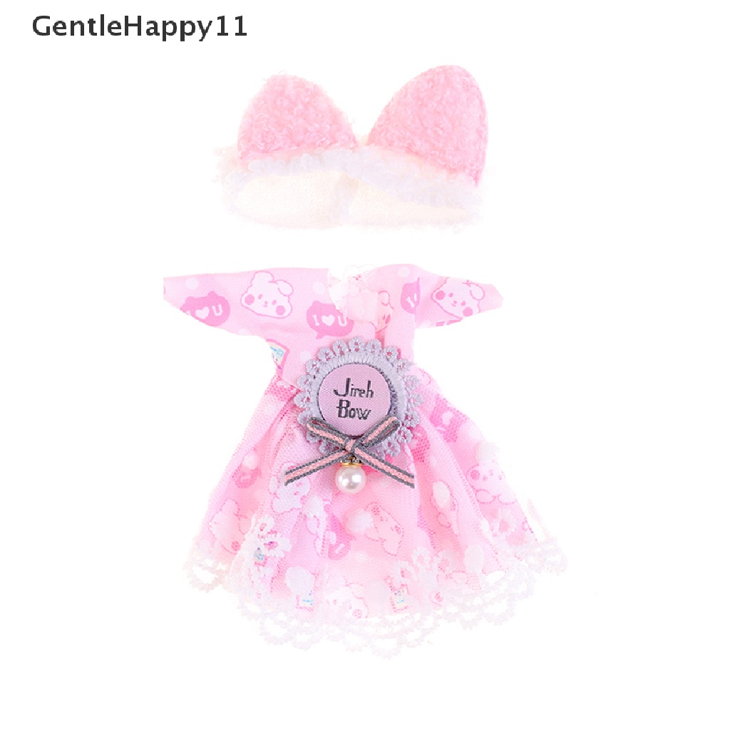 Gentlehappy Set Baju Untuk 16-17cm Doll Fashion Setelan1Per8 Doll Dressup Rok Baju Lucu id