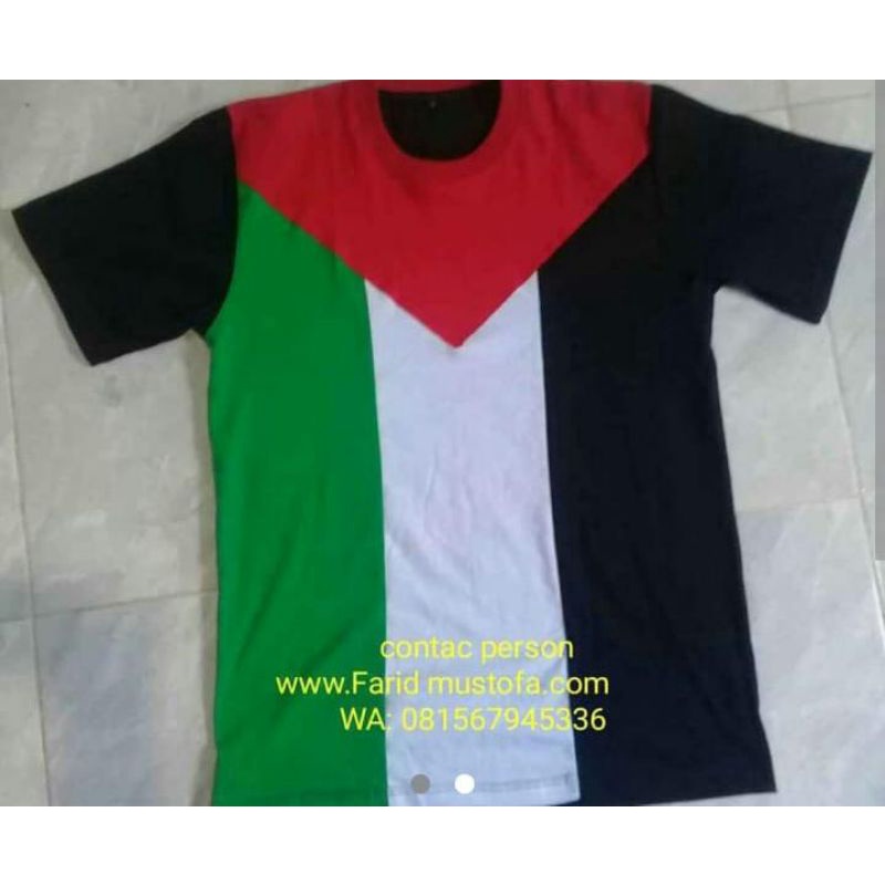 kaos palestina keren murah moslem fighter model jahitan palestine