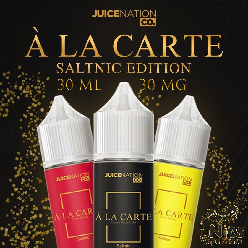 LIQUID VAPE POD ALACARTE 30MILI ALACARTEEE POODS SERIES