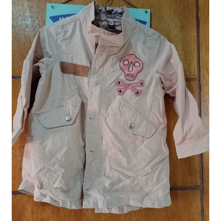 coat jacket pink anak cewek brand atasan tebal hangat preloved