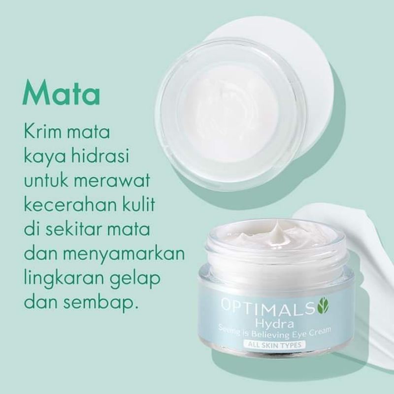 Optimals Hydra Radiance/Optimals Hydra Matte Day Cream/Night Cream/Day Fluid/Eye Cream/Serum/Toner/Gel Wash/Cleansing Gel