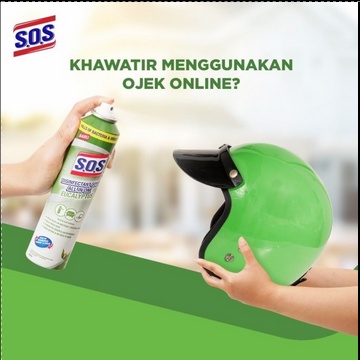 SOS EUCALYPTUS DISINFECTANT SPRAY 250 ml ALL IN ONE