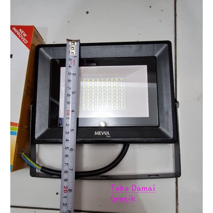 Meval Floodlight Eco 50w. Lampu Led sorot outdoor 50Watt. Flood Light