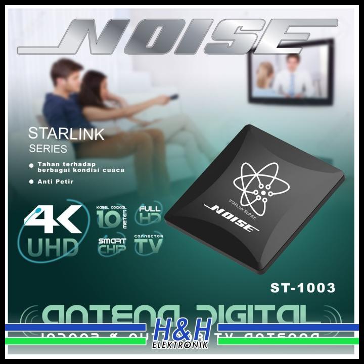 Antena Digital Noise St-1003 Indoor/Outdoor Smart Chip 4K Uhd