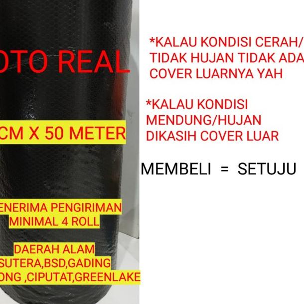 

Bubble Wrap Roll Hitam - BENING 90CM*50M