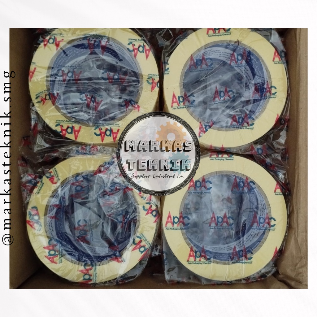 

APAC Lakban Kertas 2" / Masking Tape 2" APAC (48MM)