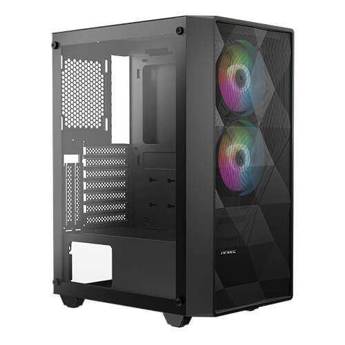 Casing Antec NX270 TG - ATX Gaming Case - Mesh &amp; Geometric Diamond