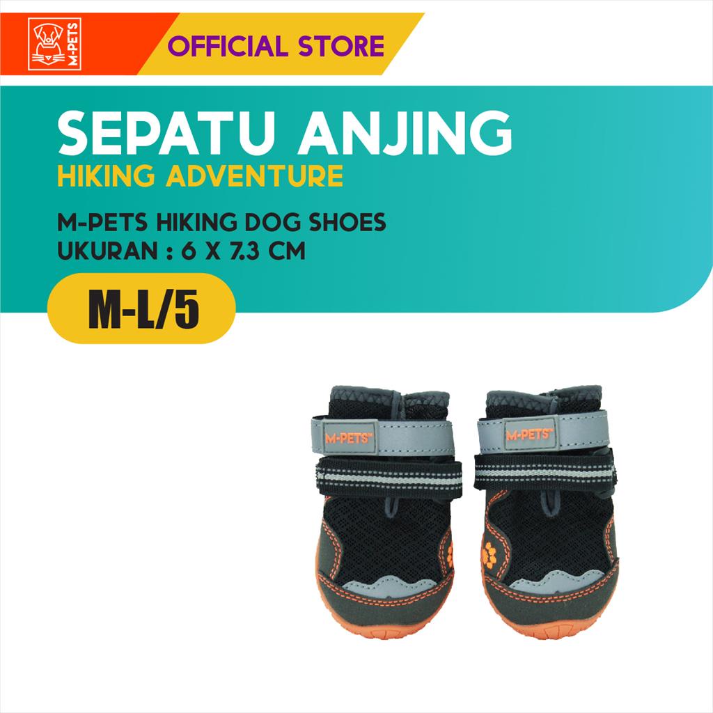 M-Pets Hiking Dog Shoes M-L/5 / Sepatu Anjing Alas Kaki Hiking