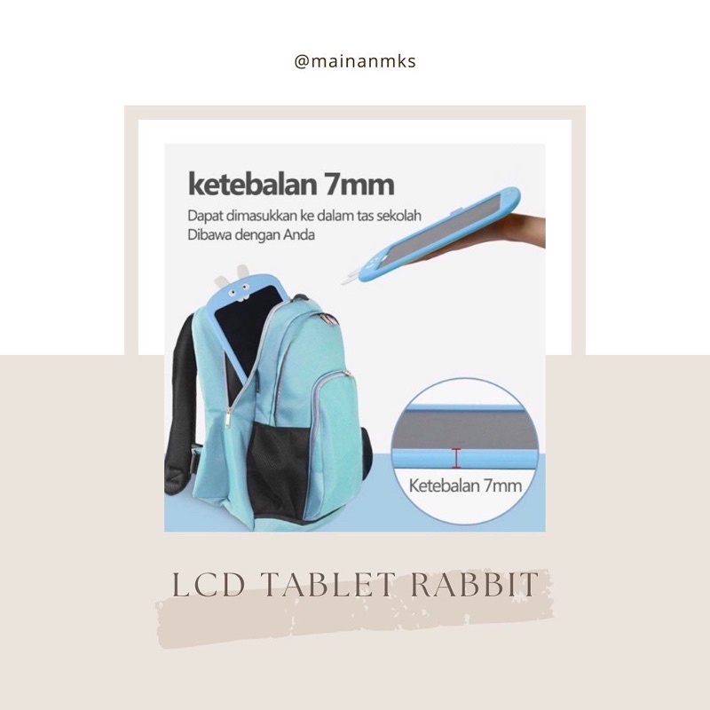 LCD PAD WRITING TABLET RABBIT NO.9012