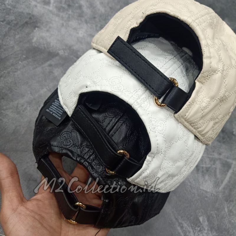 Topi Gucci LEATHER Embos Baseball Topi Premium Quality