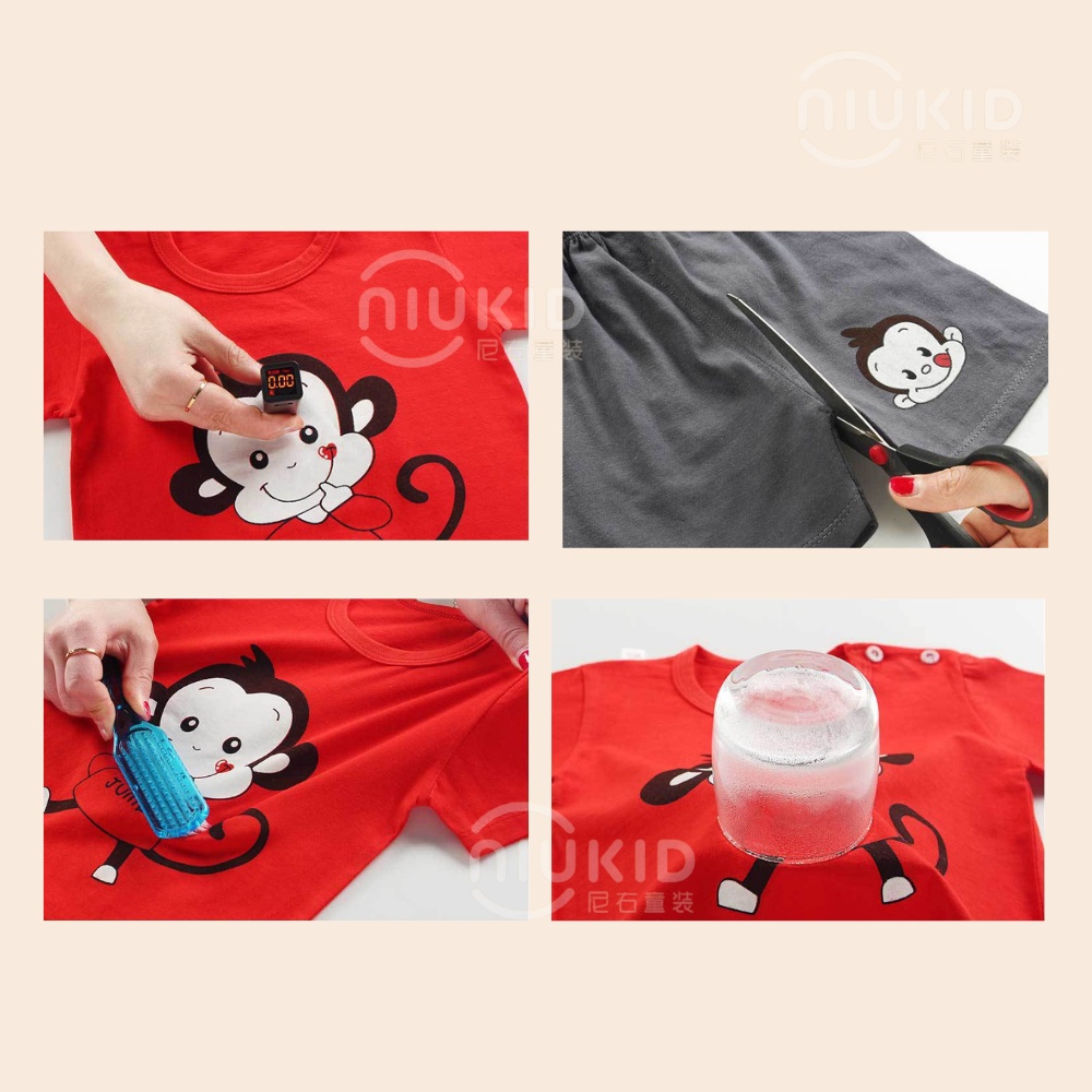 NIUKID SETELAN BAJU BAYI LENGAN PENDEK IMPORT UMUR 0 6 TAHUN CELANA BAJU ANAK SETELAN LENGAN PENDEK #B89 - #B95