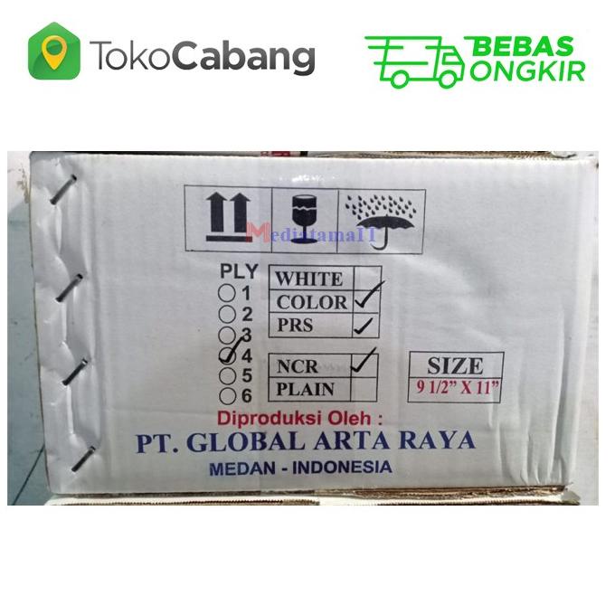 

TERMURAH Kertas Komputer Continuous Form Focus 9 1/2 x 11:2 rangkap 4 ply K4/2