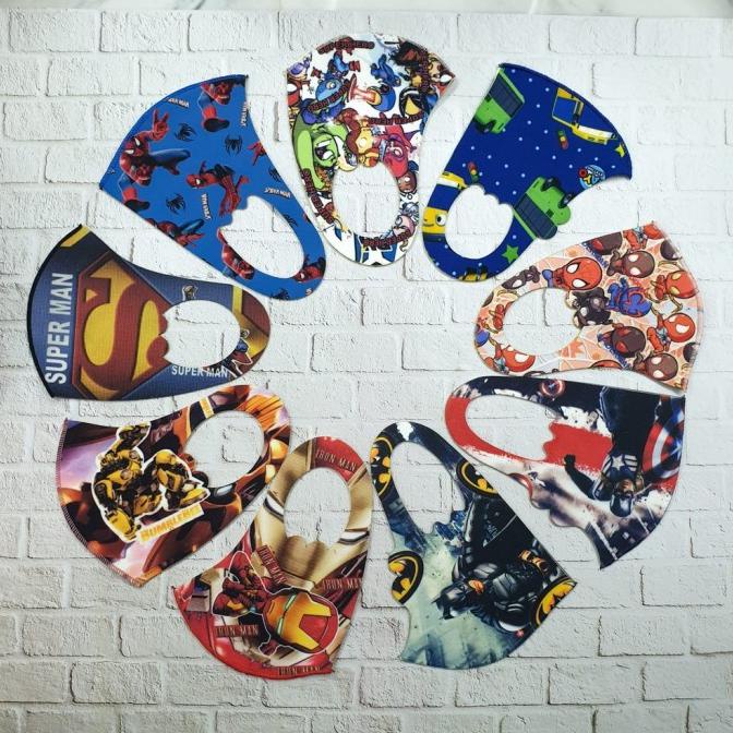 MASKER KF94 Dr.ITC ANAK POLOS MIX WARNA CAMPUR 4 PLY ISI 10 PCS 3D EVO t-zalin-store dijamin