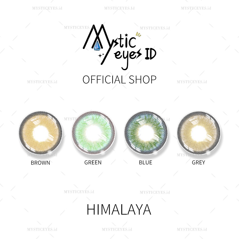 [✅COD] MYSTICEYES SOFTLENS NEW HIMALAYA SERI 14MM NORMAL &amp; MINUS -1.25 S/D -8.00