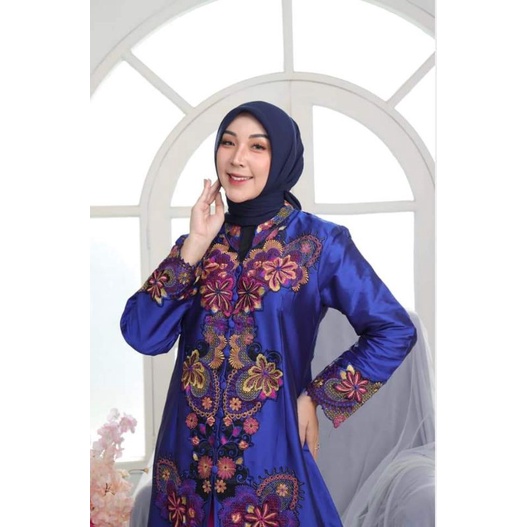 SETELAN ROK KEBAYA MODERN/SETELAN KIPAS TAVETA BORDIR/ORIGINAL PELANGI JAYA