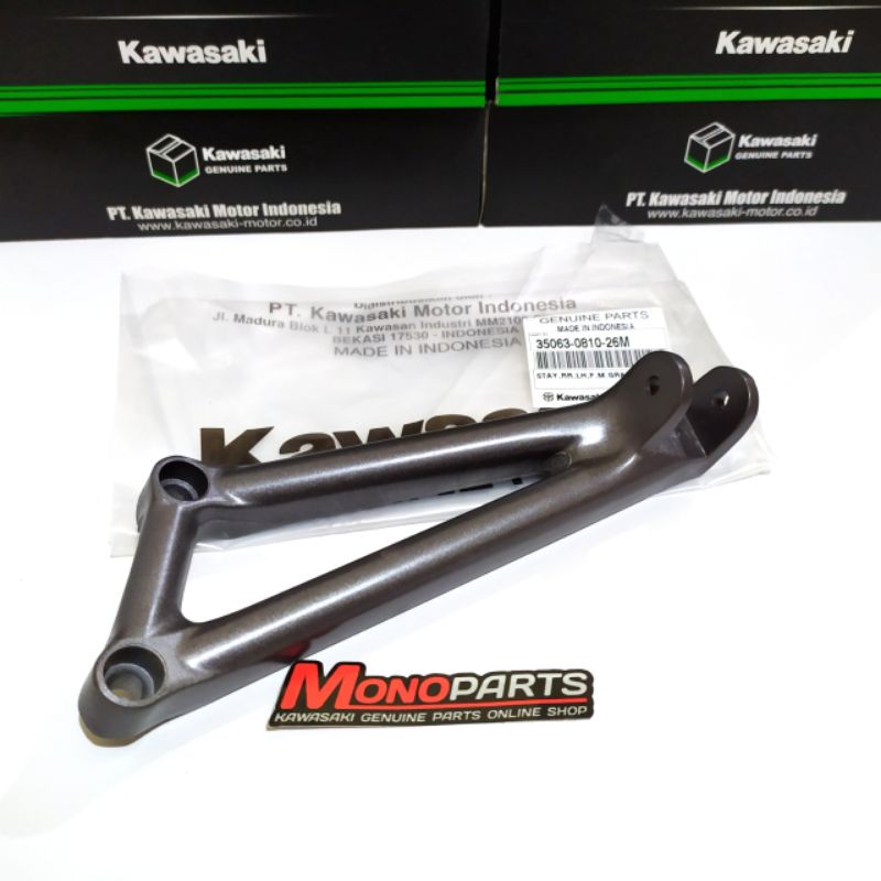 Dudukan Step Foot Step Belakang Kiri Ninja RR New Dijamin Original Kawasaki
